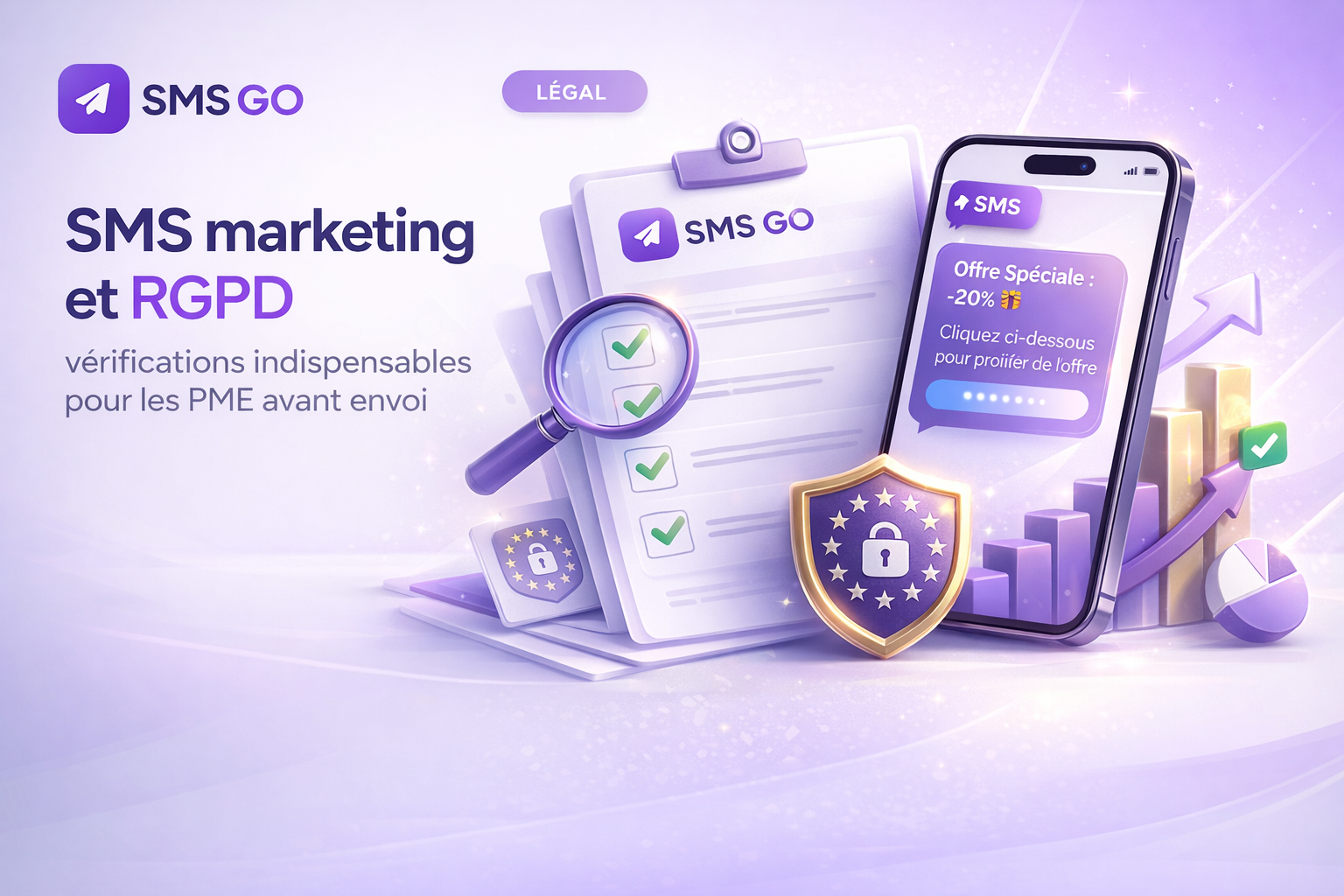SMS marketing et RGPD : vérifications indispensables pour les PME avant envoi